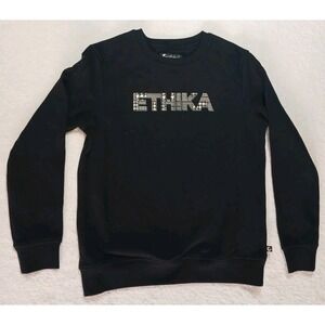 Ethika‎ Sweater Large Mens Black Graphic Brand Soft Comfortable Casual Pullover